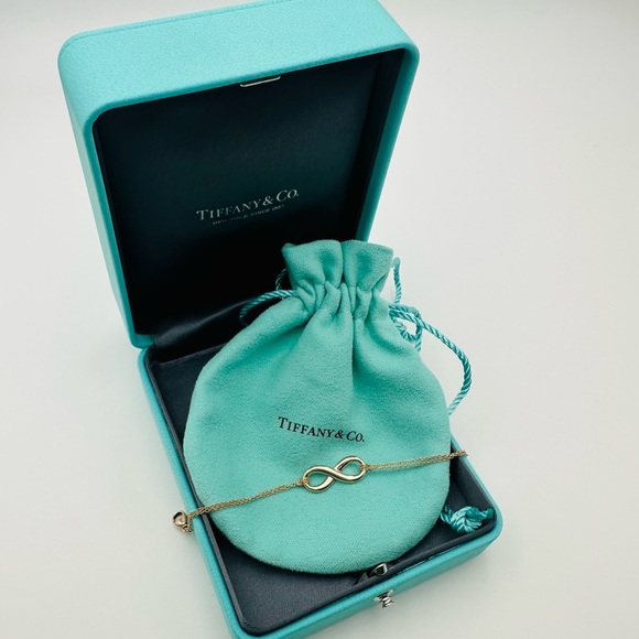 RARE Tiffany & Co. Rubedo Gold Mix Infinity Bracelet 6” with Packaging - Picture 11 of 12